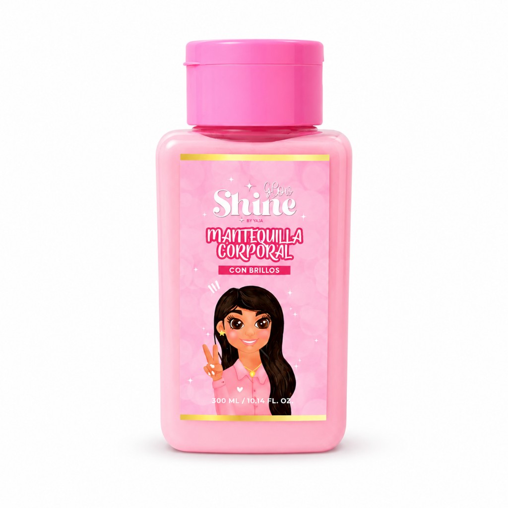 Mantequilla Corporal Rosada Glow Shine