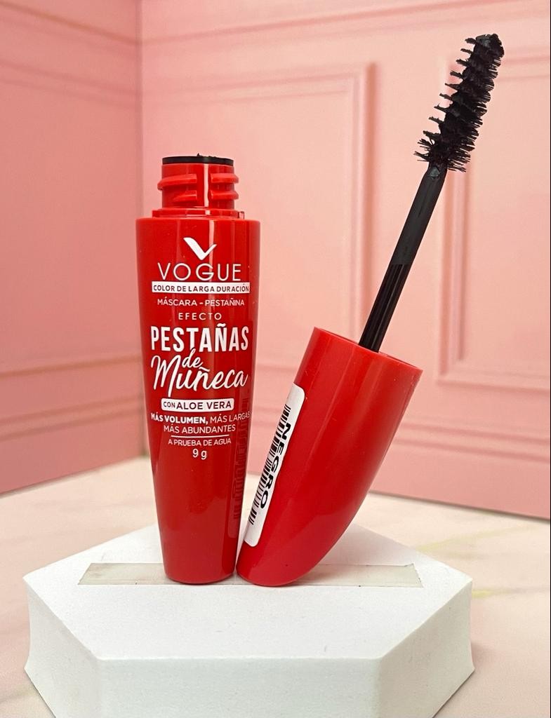 Pestañina Roja Vogue Pestañas de Muñeca