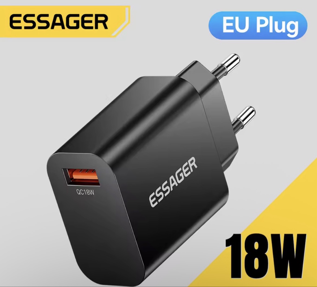 Fonte essager 18w USB A