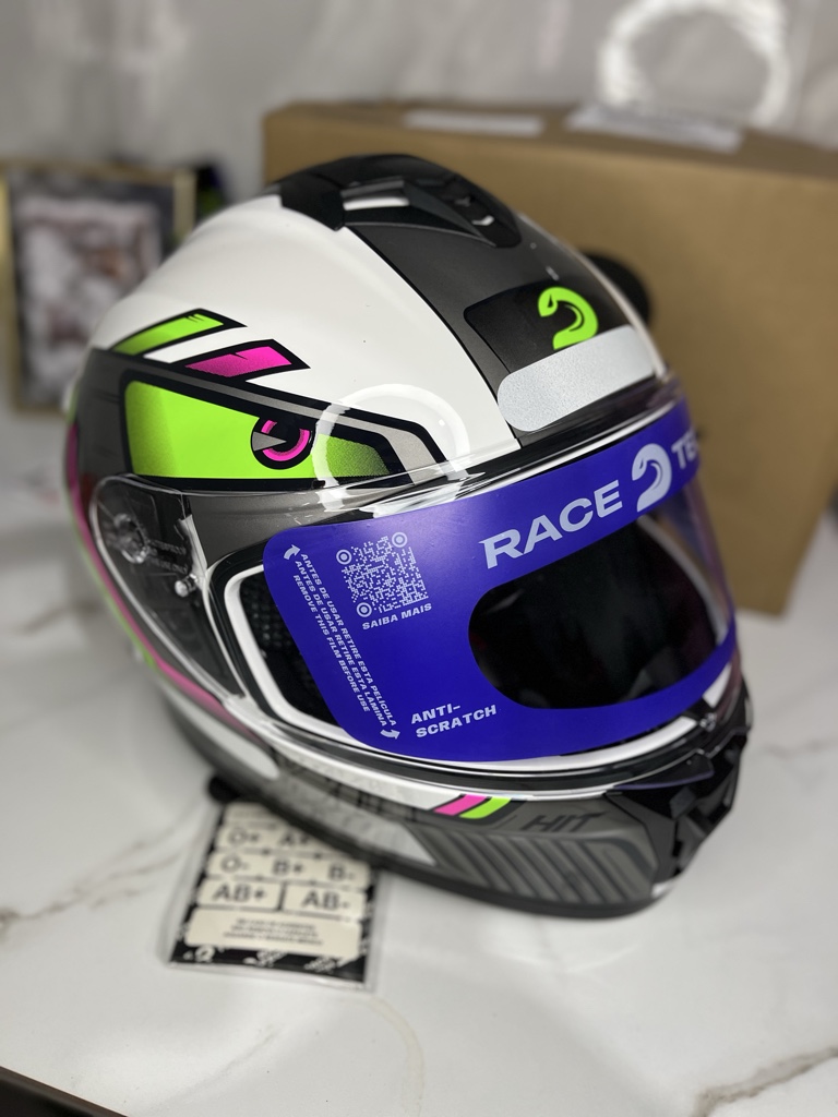 Capacete race tech verde