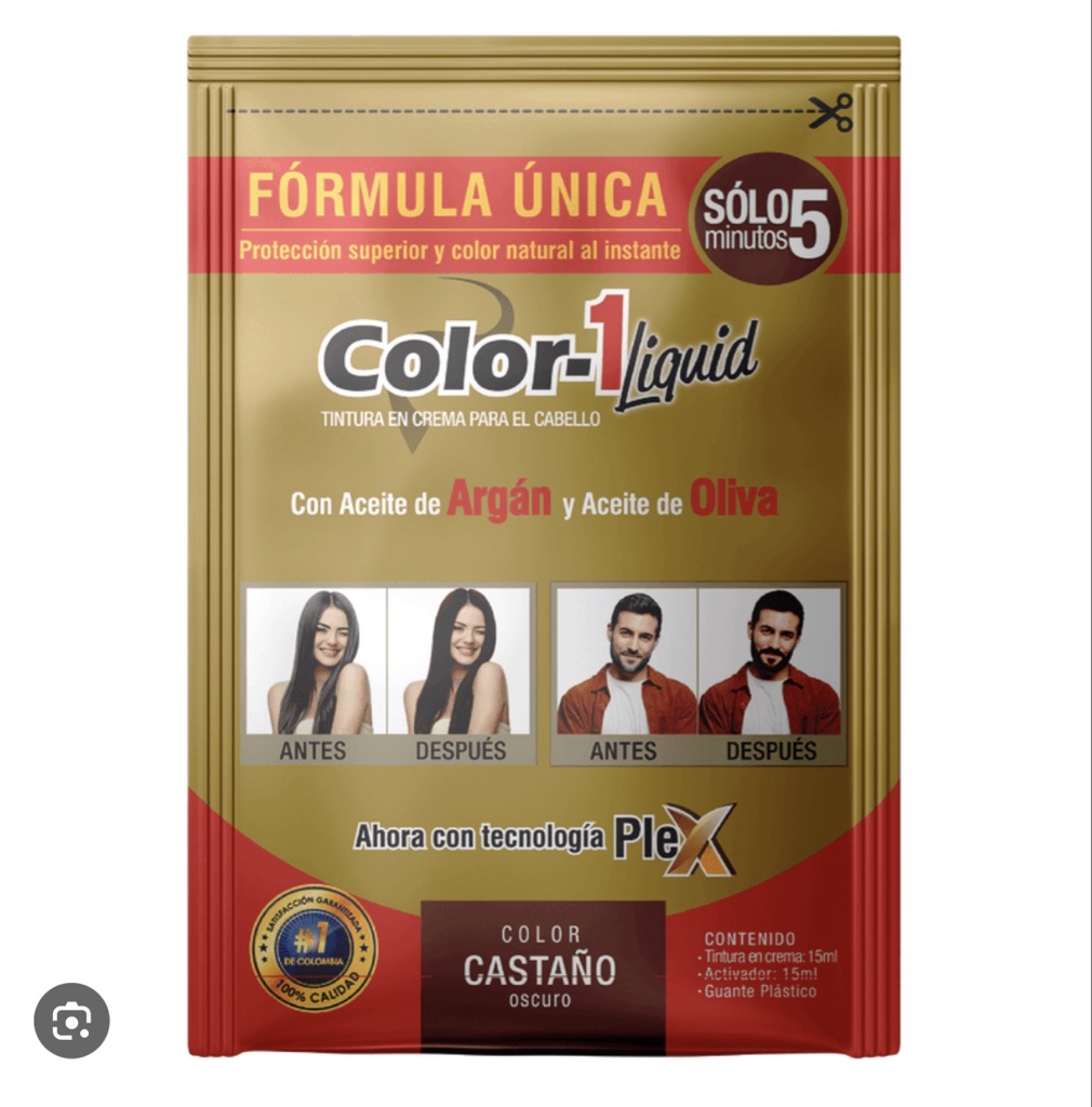 5 minutos castaño oscuro
