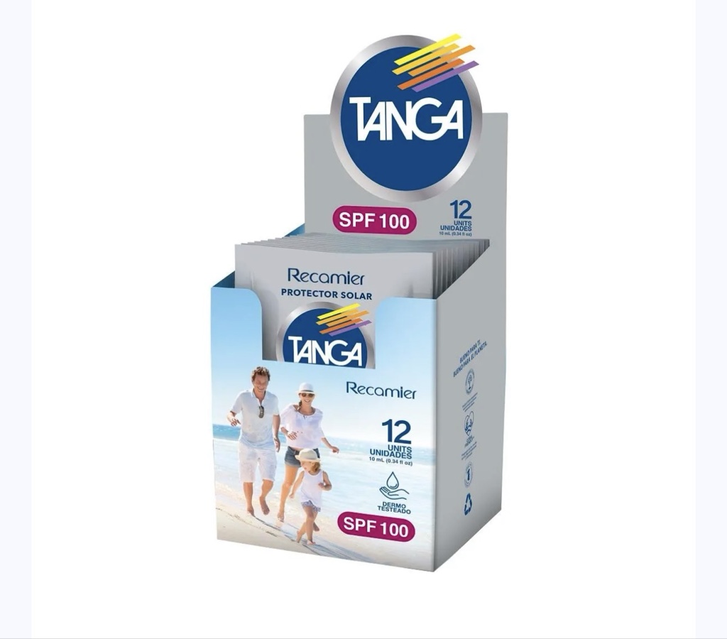Protector solar tanga por 12