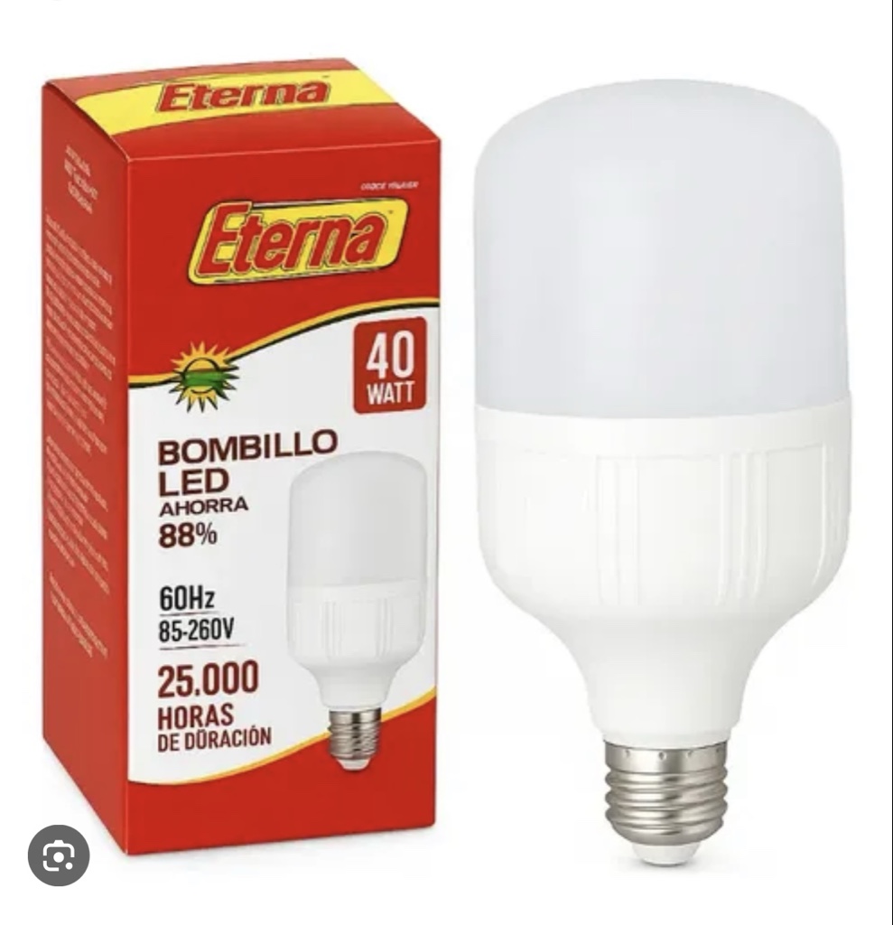 Bombillo 40 wast Eterna