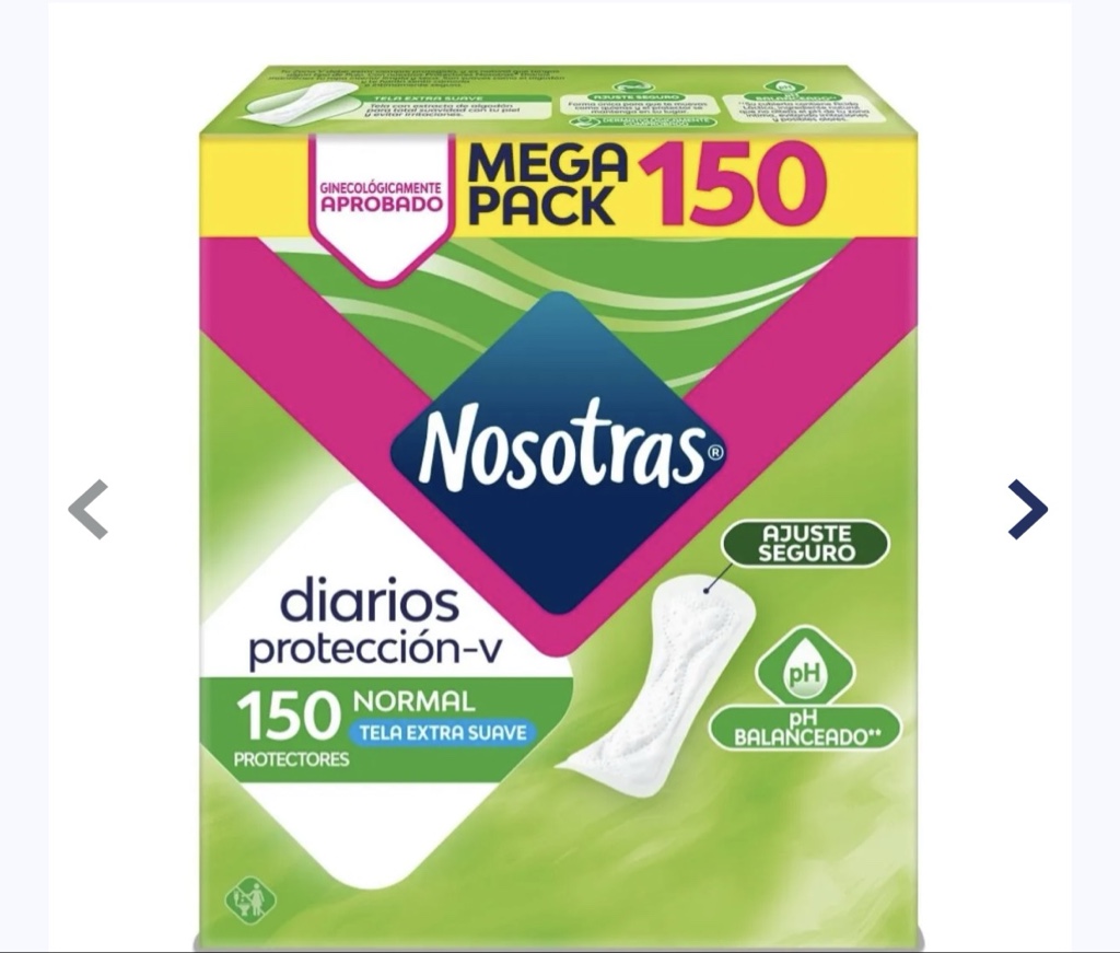 Protectores Nosotras por 150