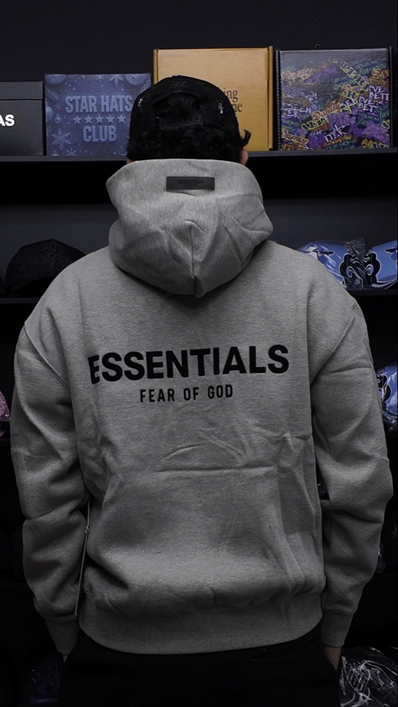 HOODIE ESSENTIALS S22 GRIS