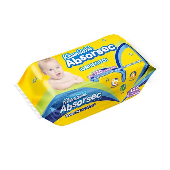 KleenBebe Absorsec toallitas humedas