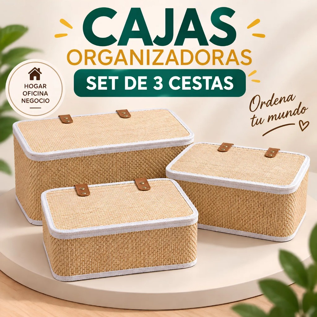 Cajas organizadoras set x3