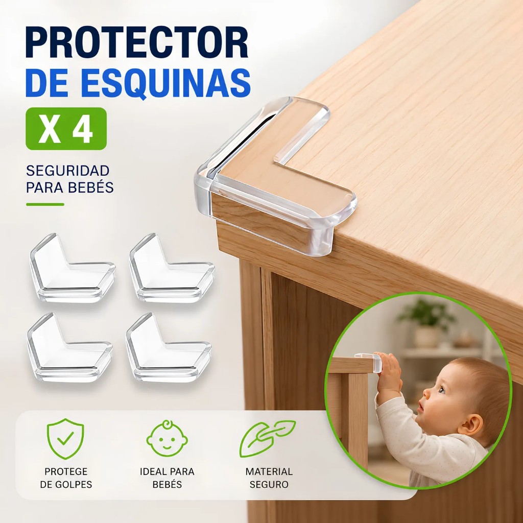 Pack x4 Protector esquina de silicona