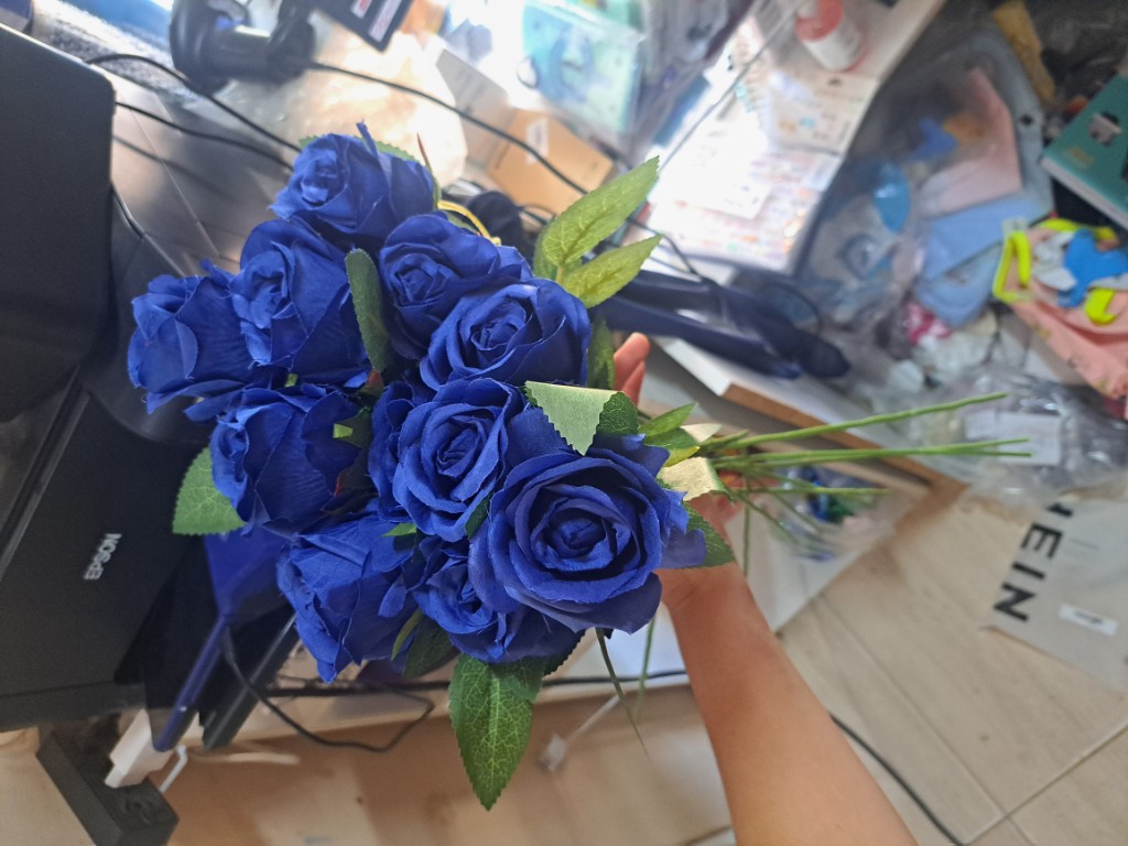 Rosas azules