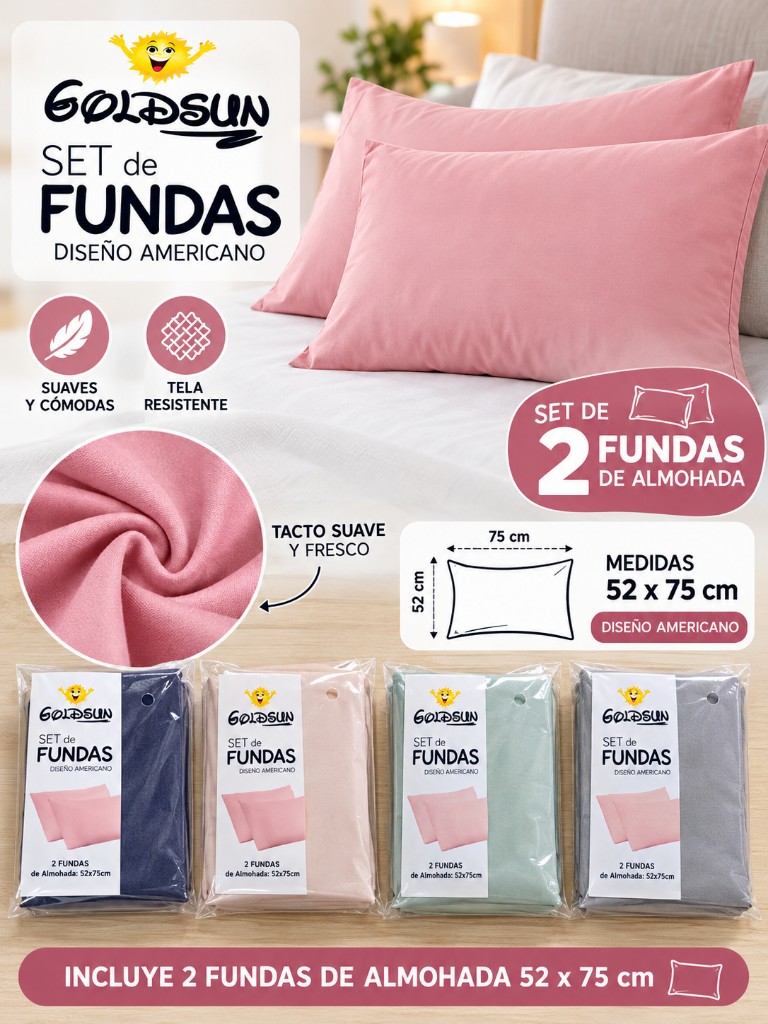 Goldsun set de fundas