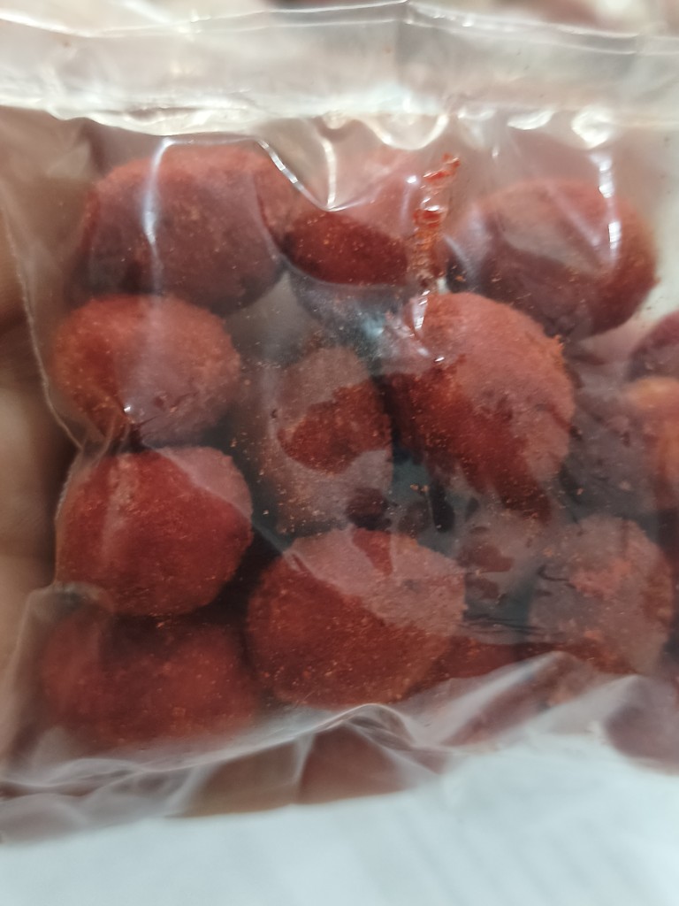 Dulces enchilados rojos nuts