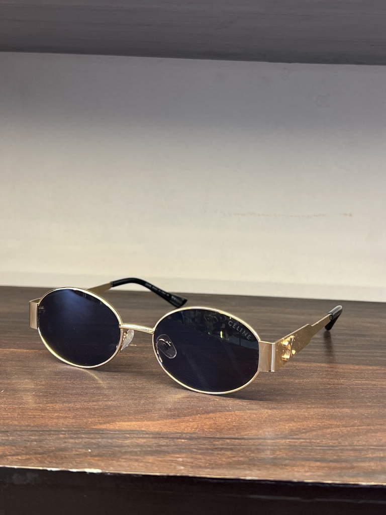 Celine gafas redondas doradas