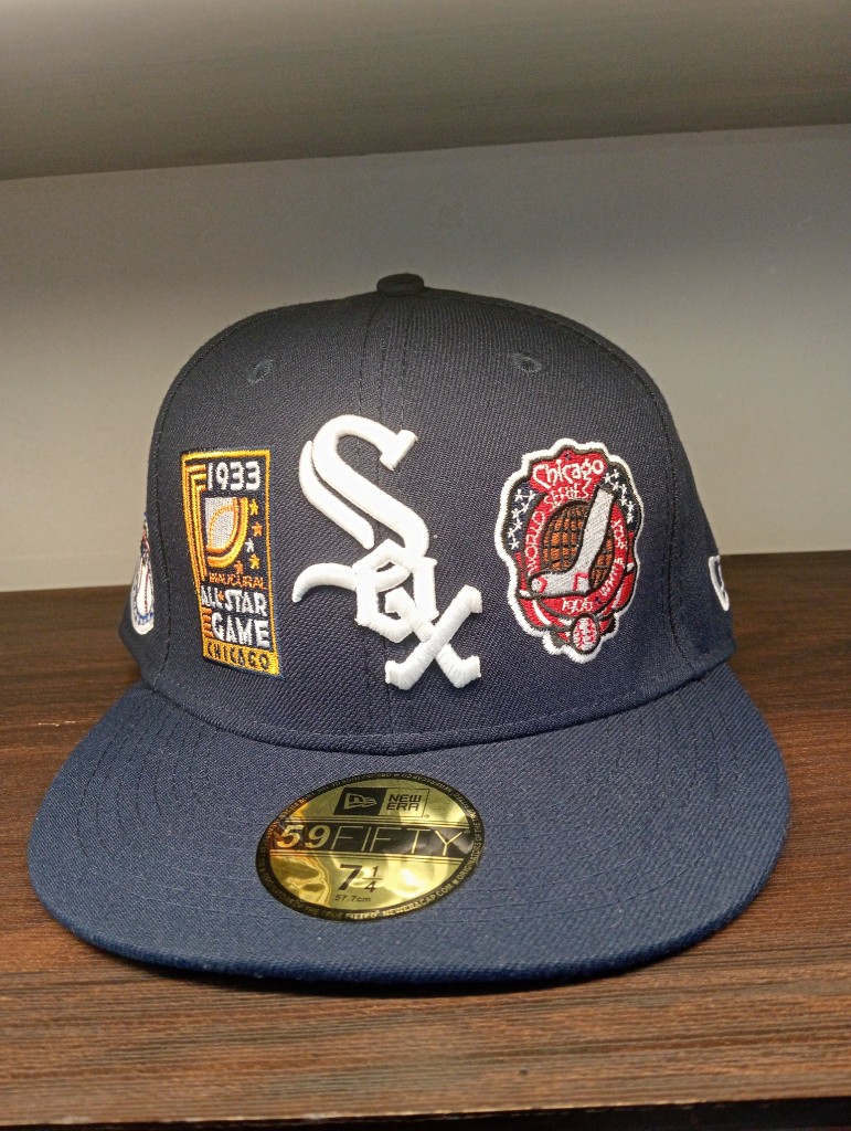 Gorra Boston white sox importada plana tubular