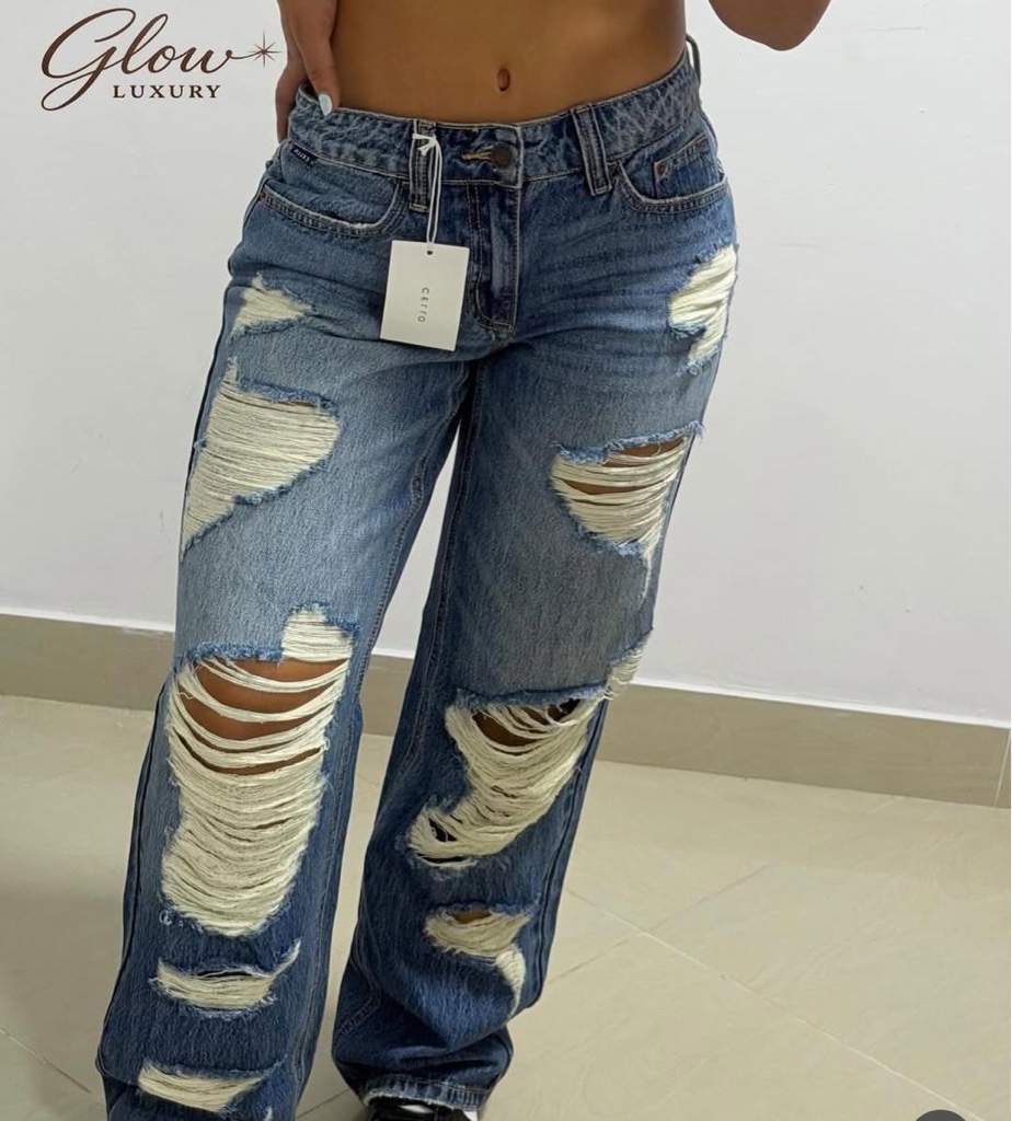 Jean azul roto 627LBTD