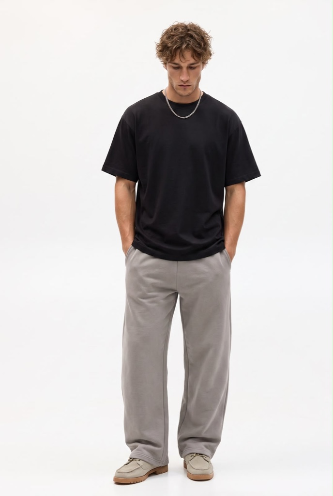Pantalon baggy algodon