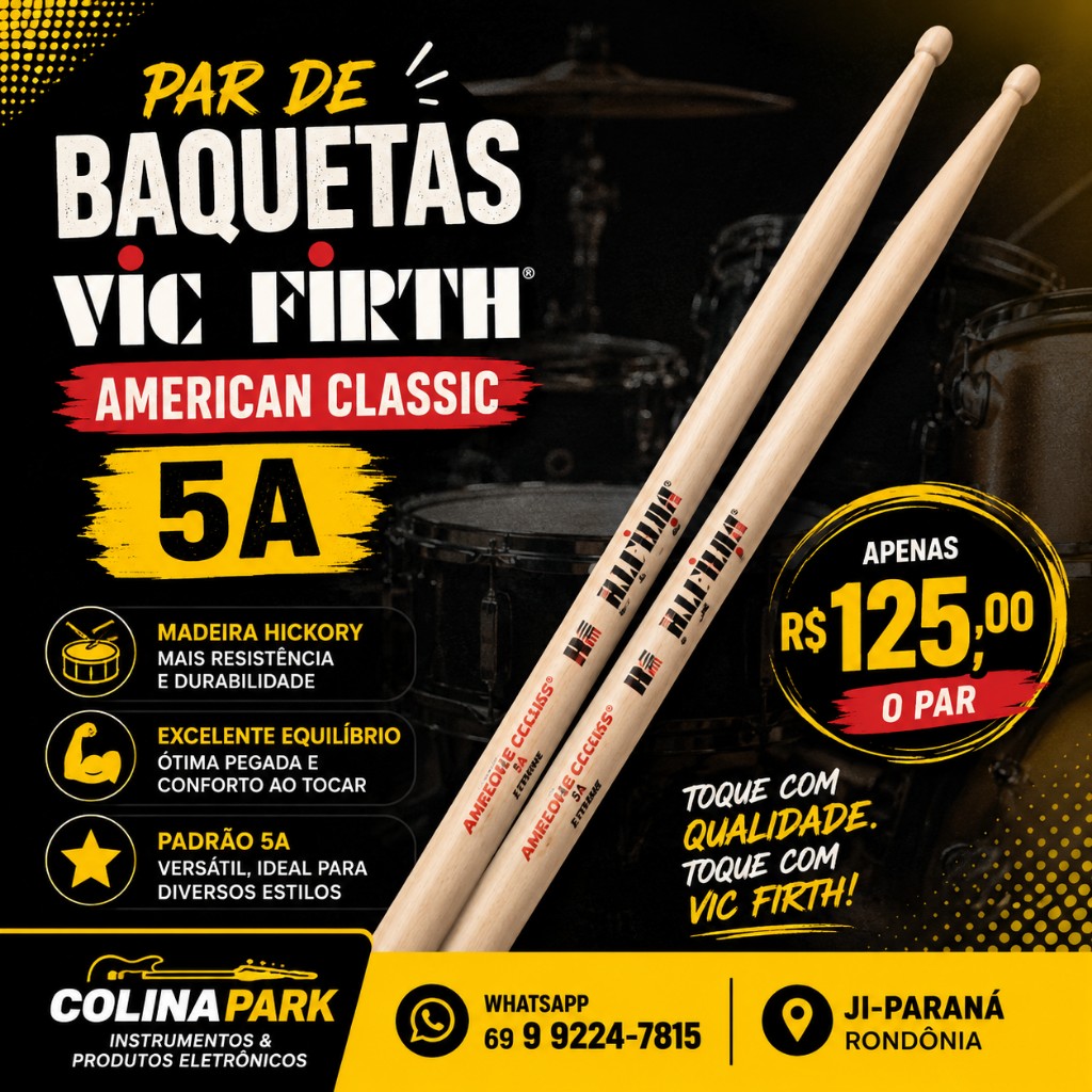 Baquetas Vic Firth American Classic 5A