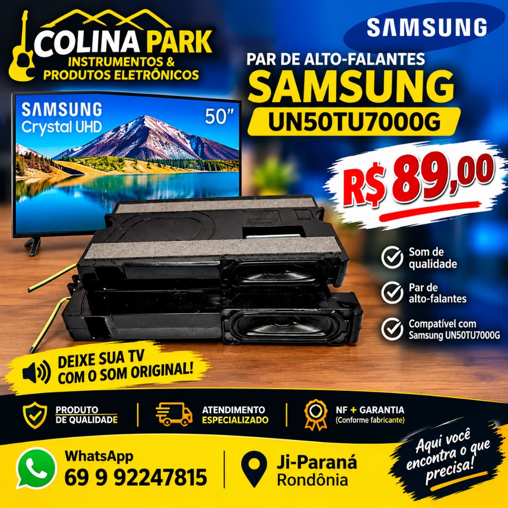 Altofalante Smartv Samsung un50tu7000g