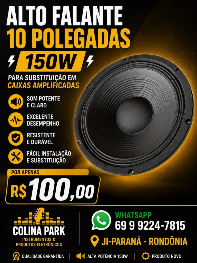 Alto falante 10 Polegadas