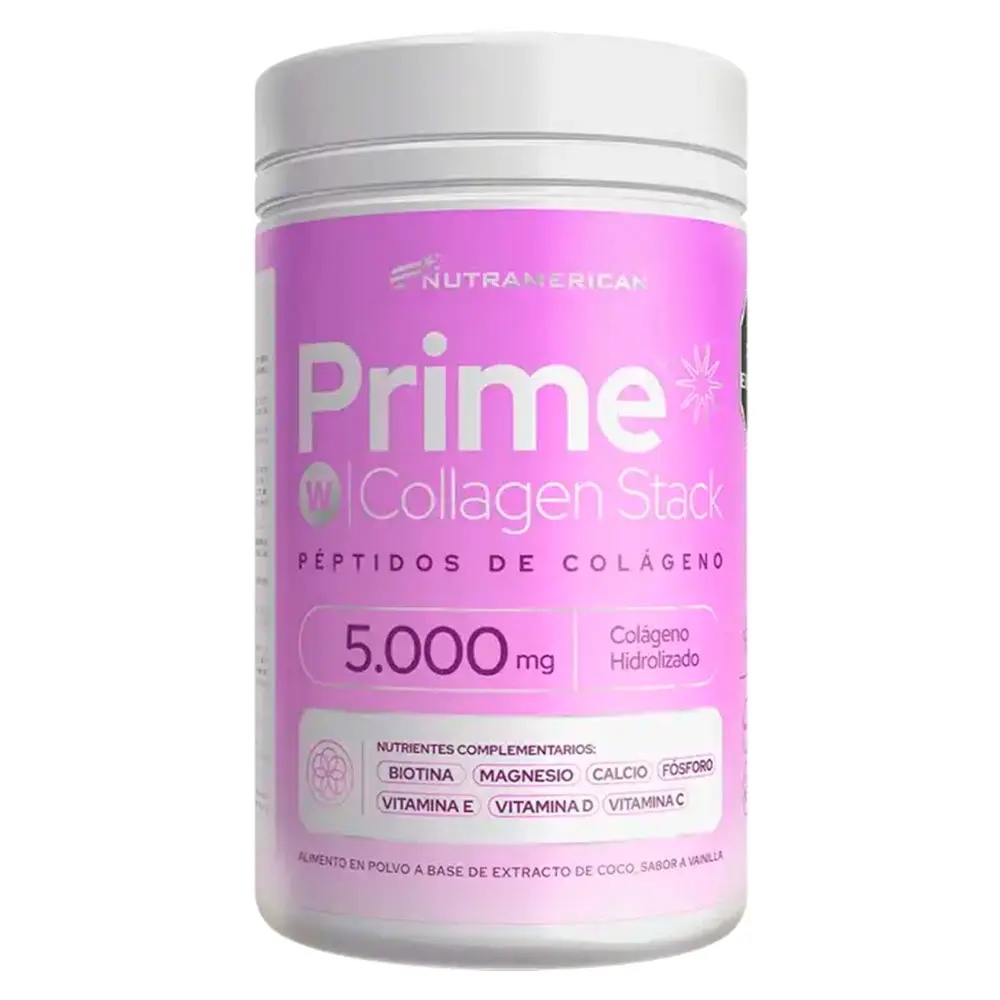 PRIME W COLLAGEN STACK NUTRAMERICAN 30 Porciones