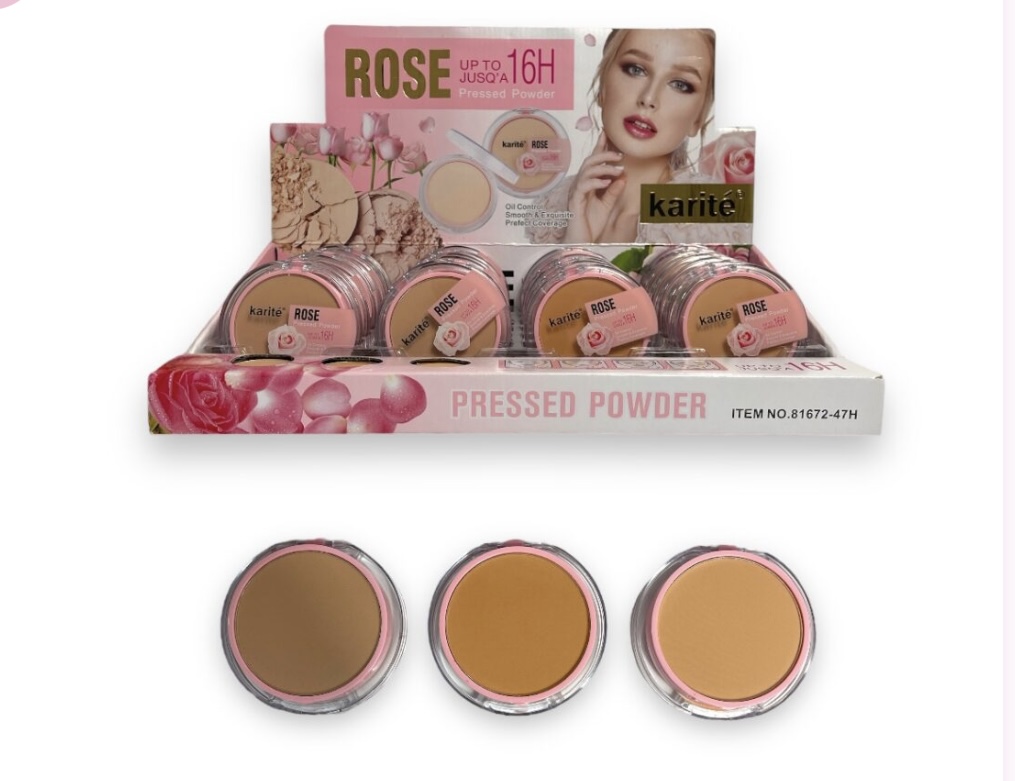 Polvo compacto rose