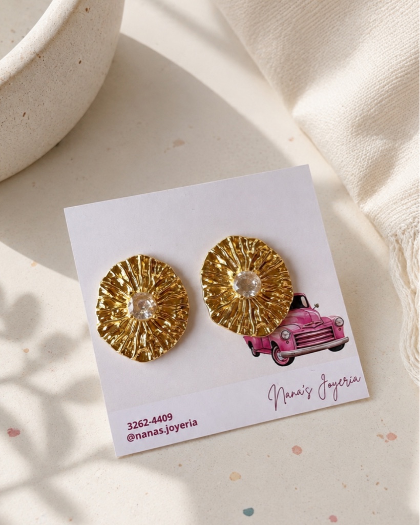 Aretes Barroca - Acero