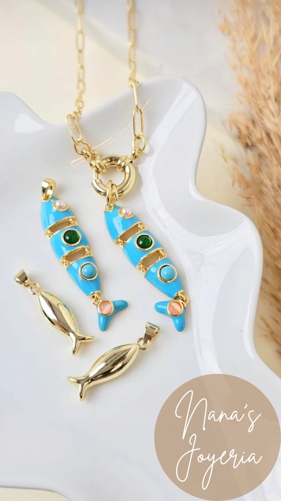 Collar de pescado azul