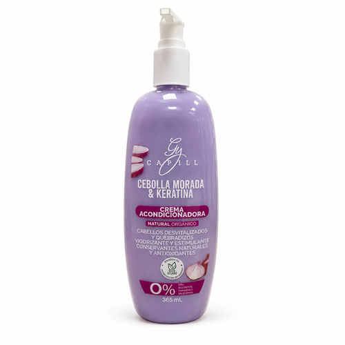 Gy Capill Cebolla Morada & Keratina Crema Acondicionadora 365 mL