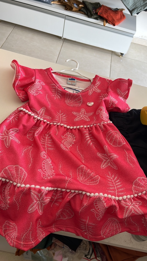 vestido rosa infantil- marlan