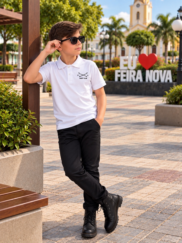 Calça juvenil