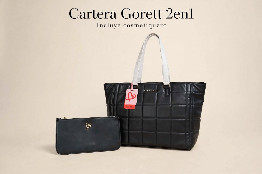 Cartera Gorett con cosmetiquero