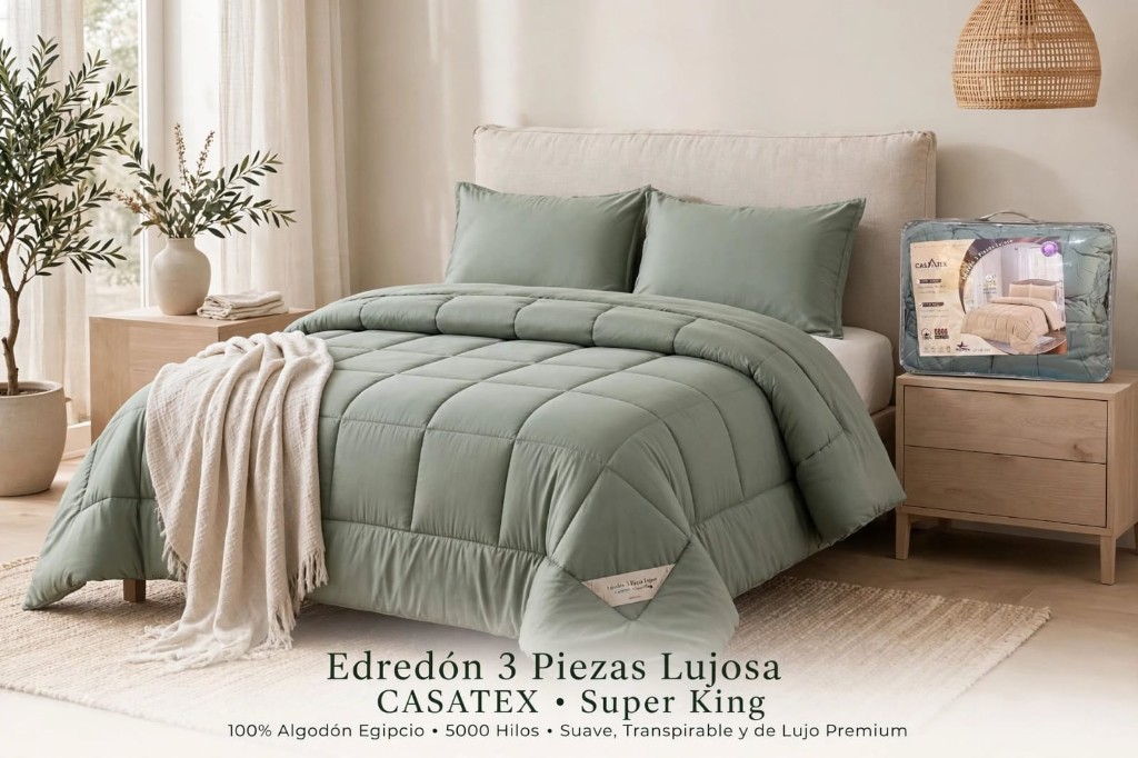 Edredon 3 piezas.