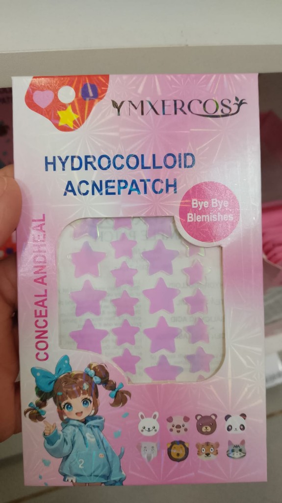 Parches para acné. Estrellitas