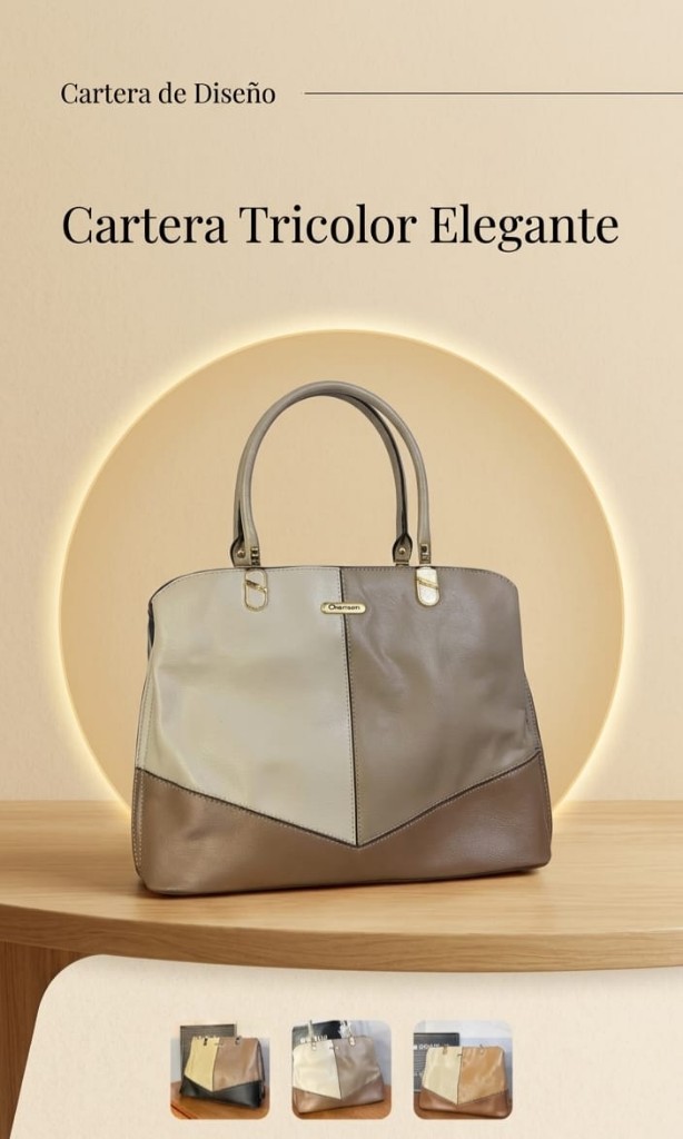 Carteras tri color