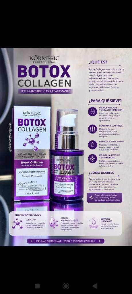 SERUM, Antiarrugas con Colageno