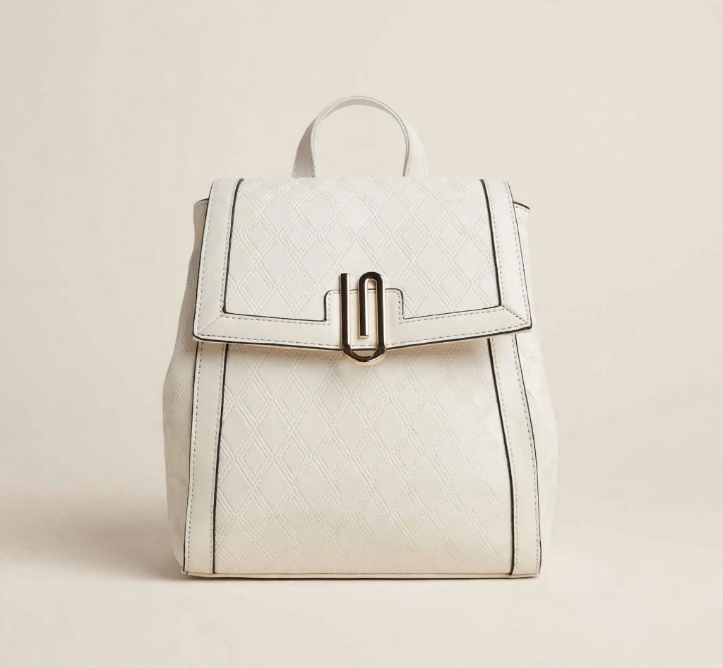 Mochila blanco hueso