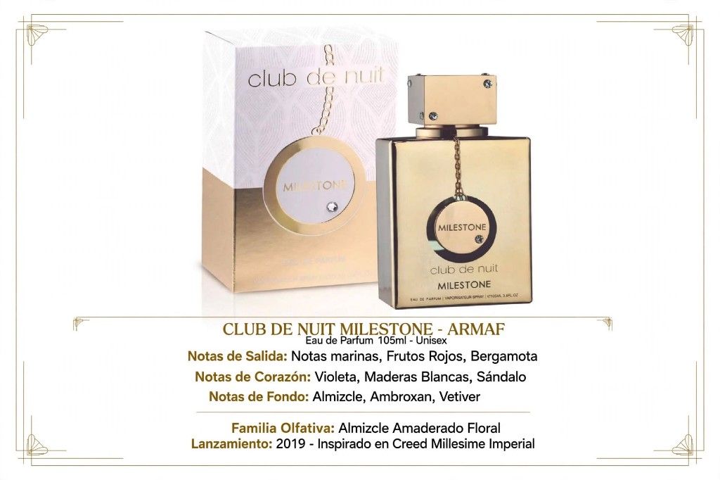 Club de Nuit Millestone. Unisex. 100 ml