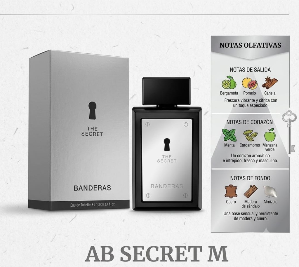 Antonio Banderas, The Secret. 200 ml