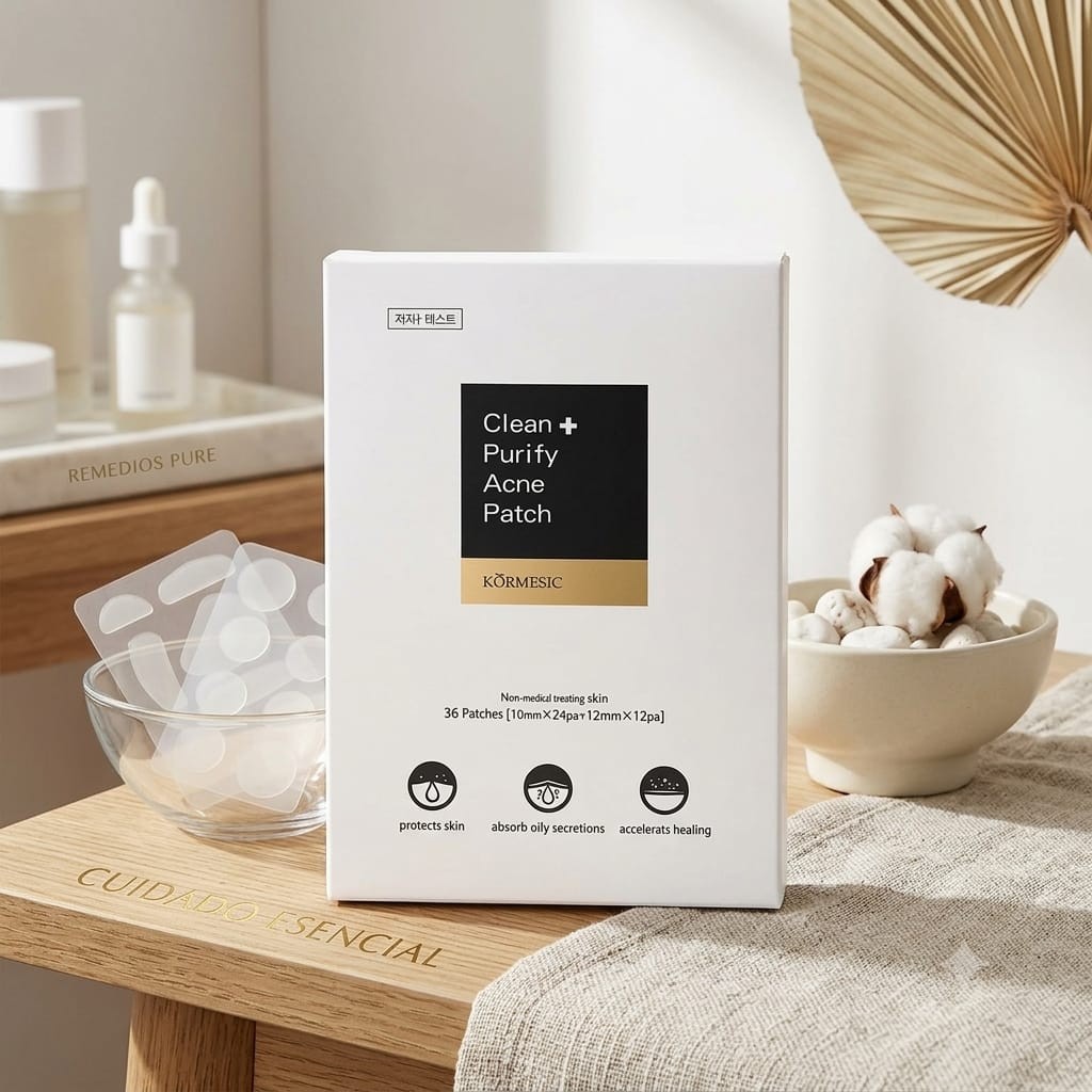 Parches para acne, limpia y purifica