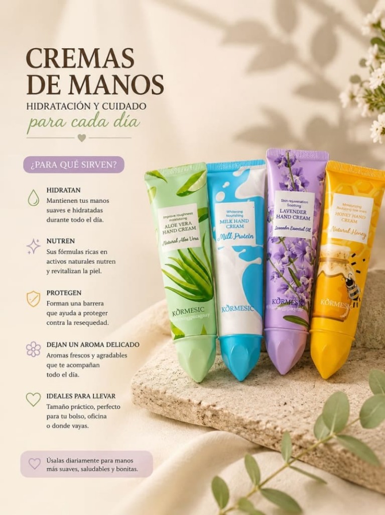 Crema para manos Kormesic