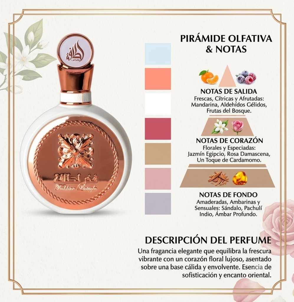Perfume arabe. Femenino