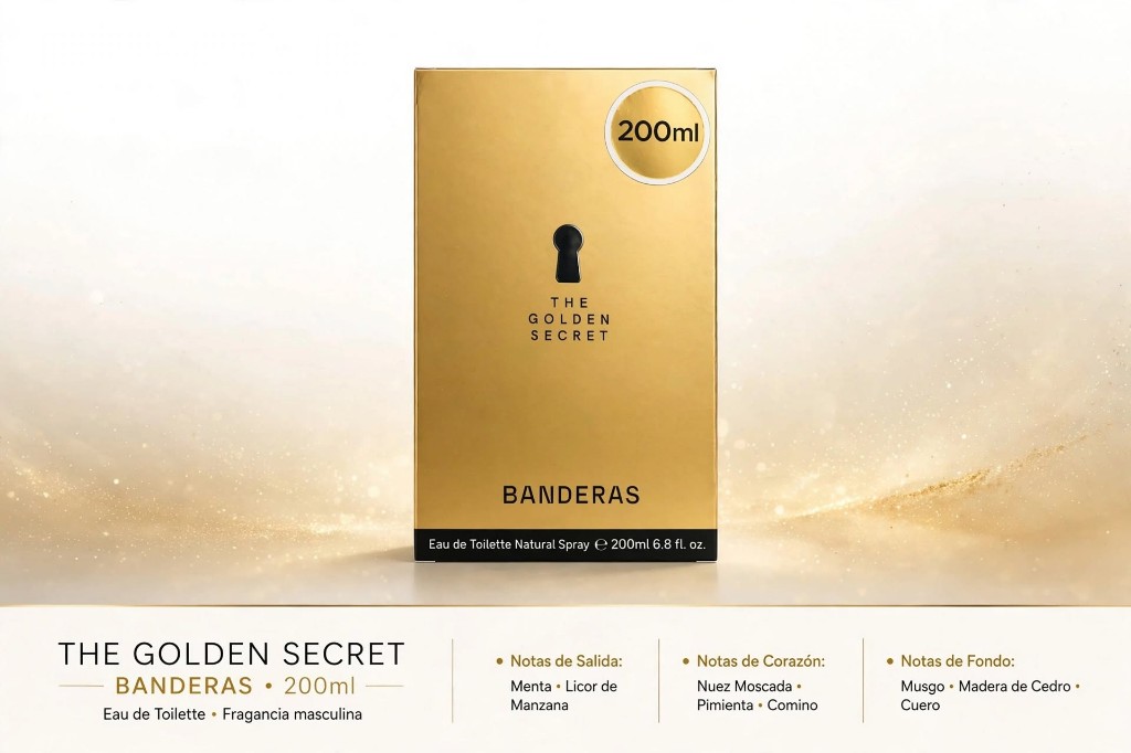 ANTONIO BANDERAS, Golden Secret. 200 ml