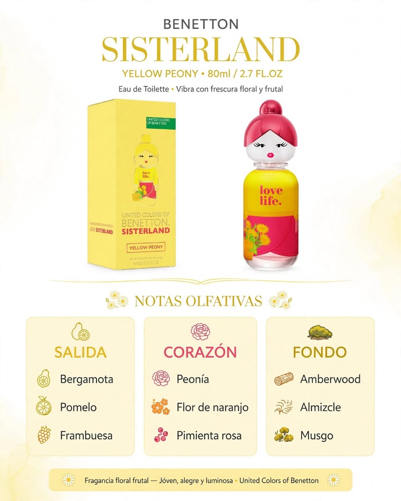 BENETTON, Yellow Peony
