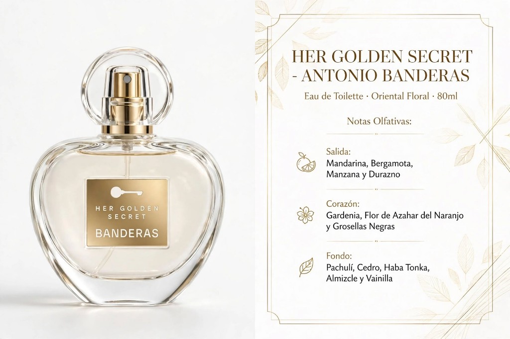 ANTONIO BANDERAS, Her Golden Secret. Femenino