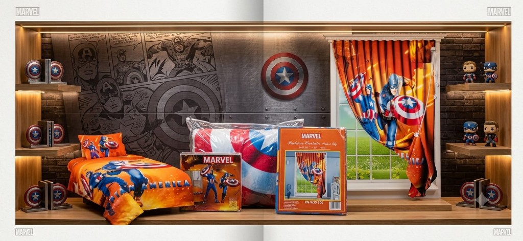 Juego de cama para niños, Incluye: cubre cama, sabanas y cortinas