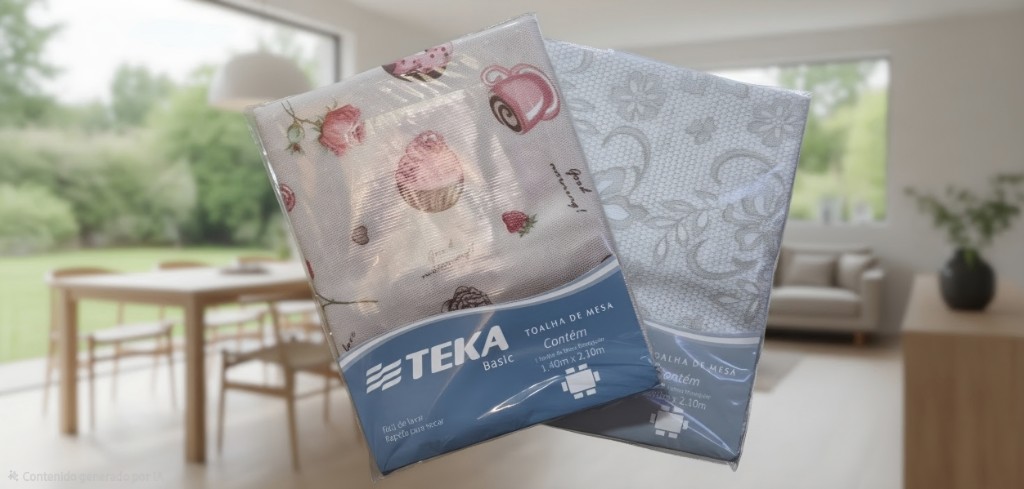 Mantel para mesa de 6 sillas. Teka