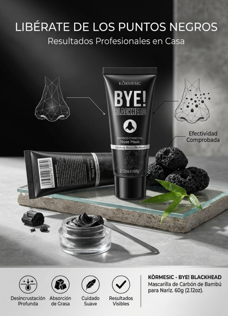 Mascarilla de Carbon, para puntos negros