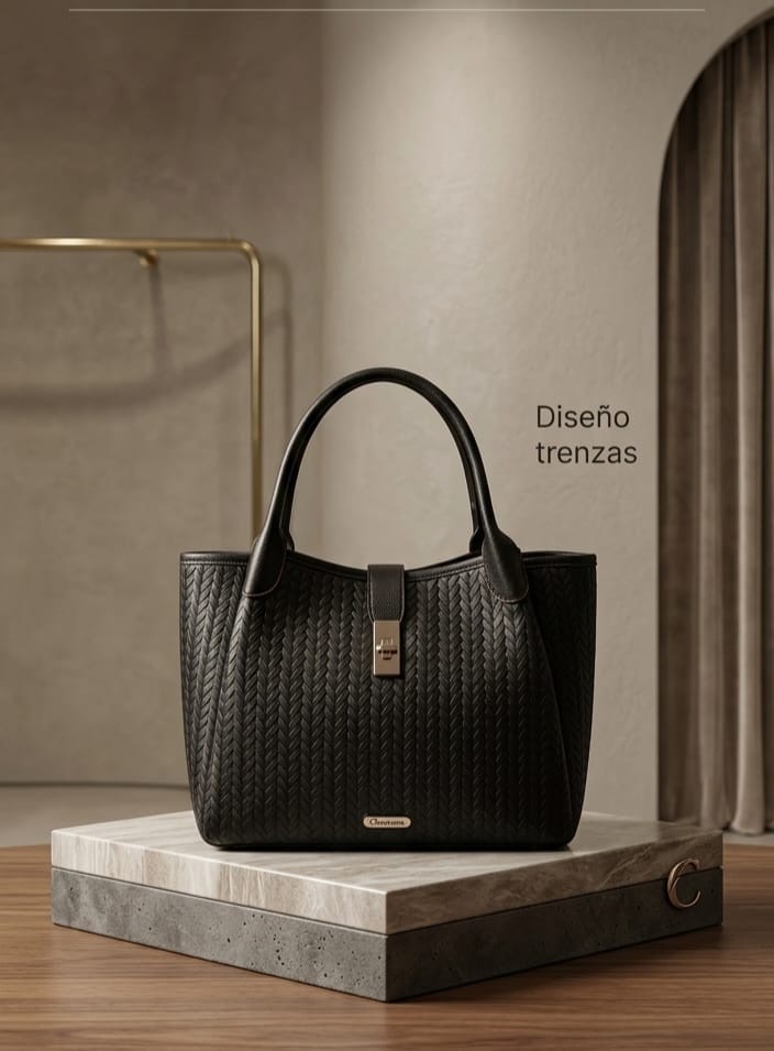 Cartera, diseño trenzas