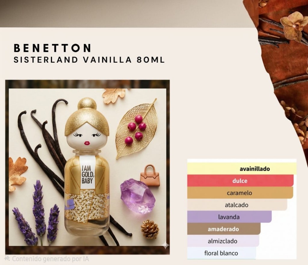 Benetton, golden vainilla