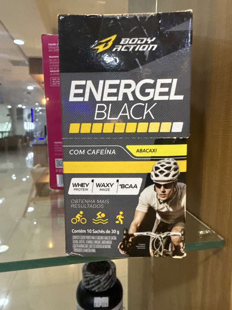 BodyAction Energel Black Abacaxi