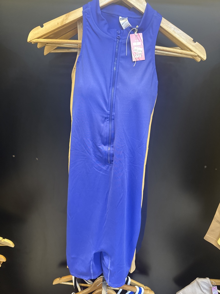 Catsuit cierre colores (azul, verde,negro, blanco, beige)